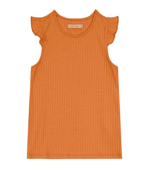 Blusa Juvenil Feminina Ribana Trick Nick Laranja