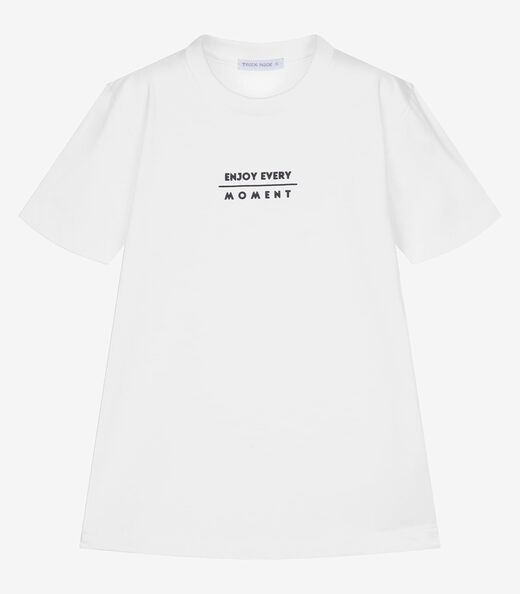 Conjunto Infantil Camiseta Com Bermuda Trick Nick Branco