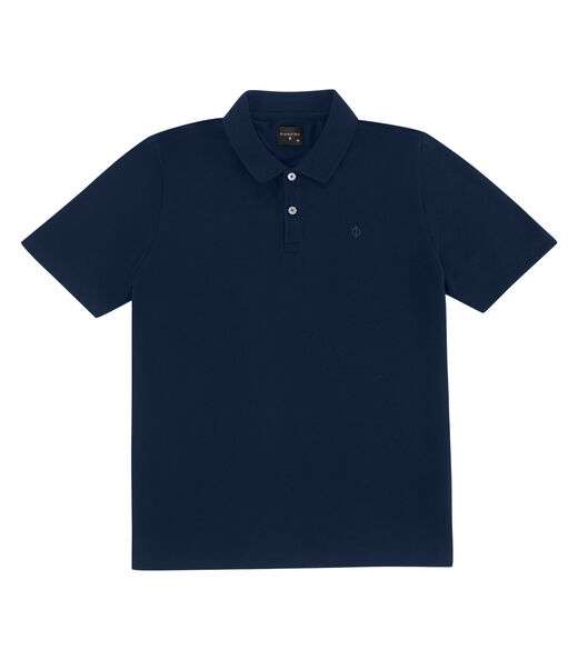 Camisa Polo Básica Masculina Diametro Azul