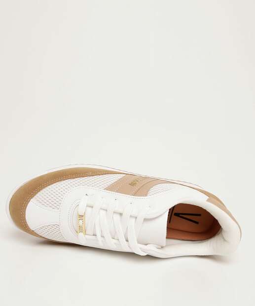 Tênis Casual Feminino Recortes Vizzano 