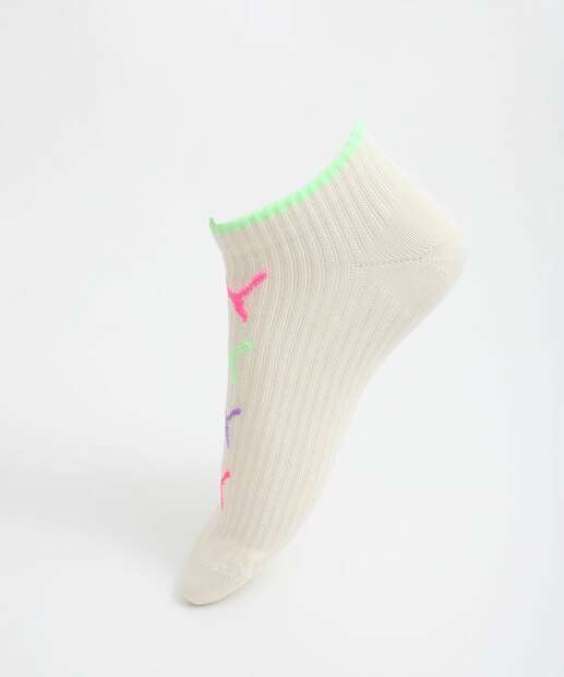 Kit 2 Pares Meias Soquete Feminina Puma