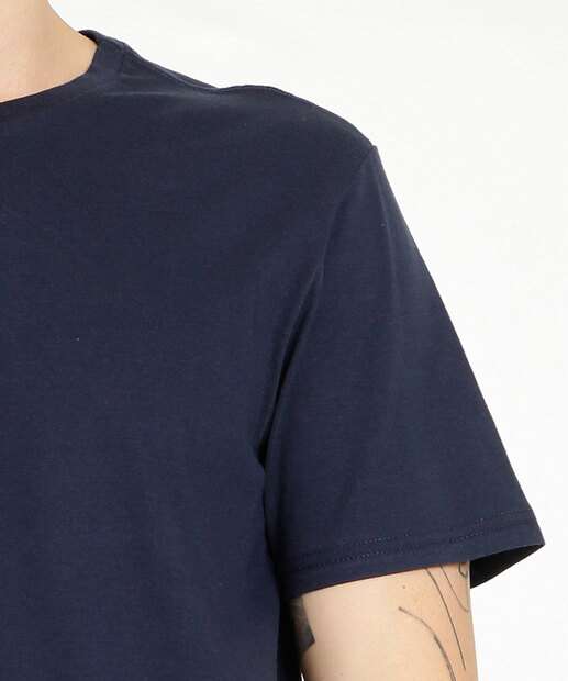 Camiseta Masculina Básica Manga Curta MR