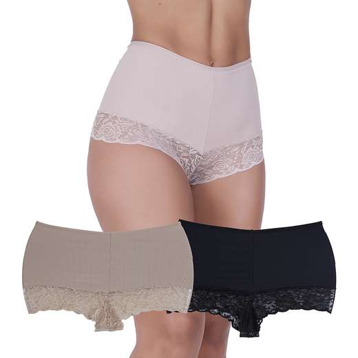 Kit 2 Calcinhas Sensuale Compressão Concept Lingerie Multicolorido