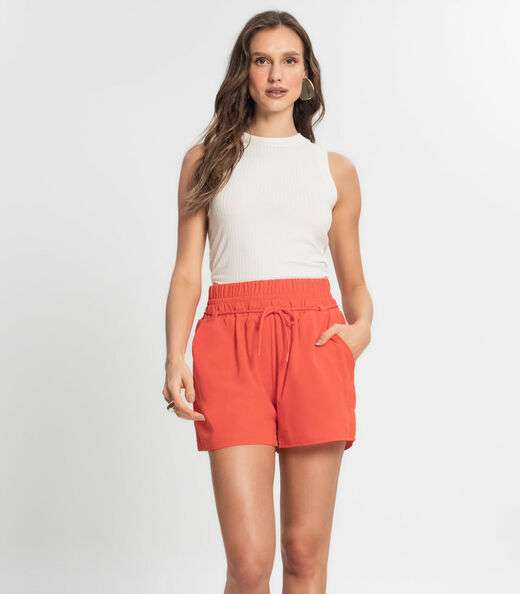 Image_Shorts Feminino De Poá Light Endless Laranja