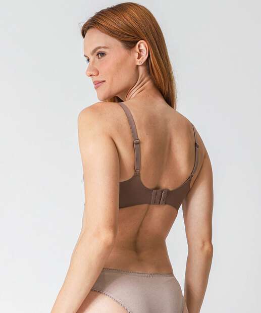 Kit 2 Sutiãs Com Bojo Moldado 3D DelRio Bege