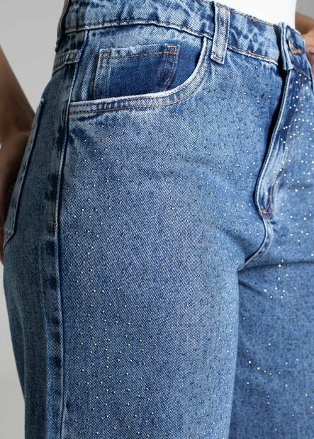Calça Jeans Sawary Super Wide Leg - 282957