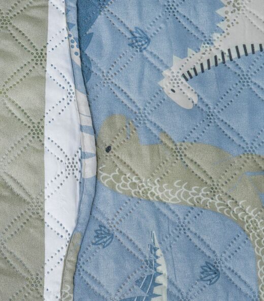 Jogo Cobre Leito Dupla Face Casal Bene Casa Azul