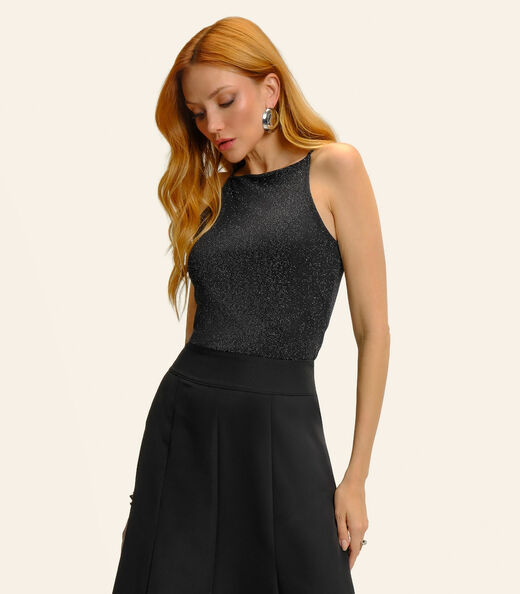 Image_Blusa Feminina De Alça Shine Endless Preto