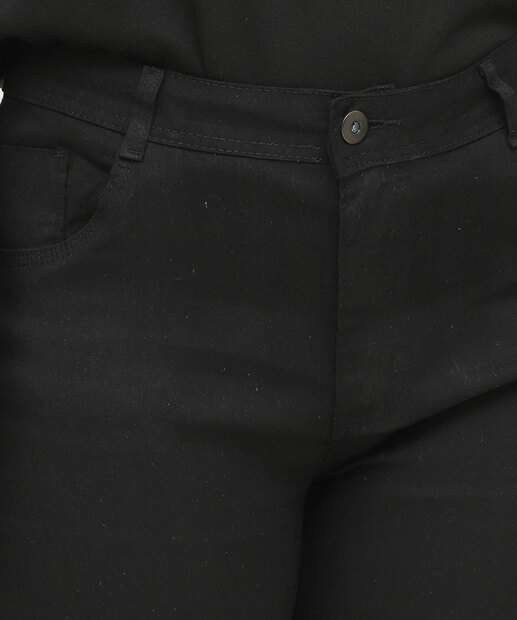 Bermuda Plus Size Feminina Jeans Cintura Alta