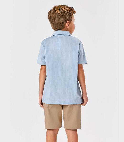 Conjunto Infantil Camisa Com Bermuda Trick Nick Azul