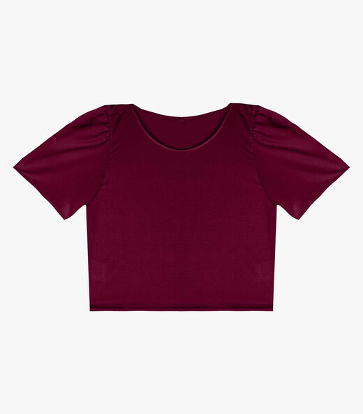 Blusa Feminina Em Malha Langui Infinita Cor Roxo