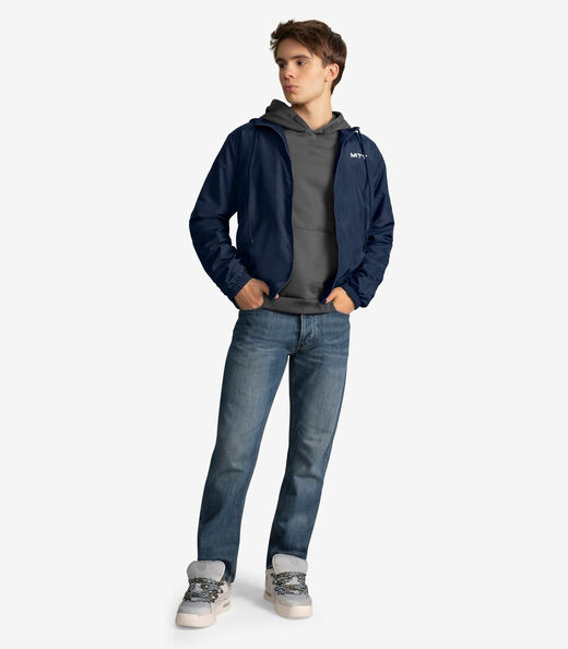 Corta Vento Juvenil Masculino Minty Azul