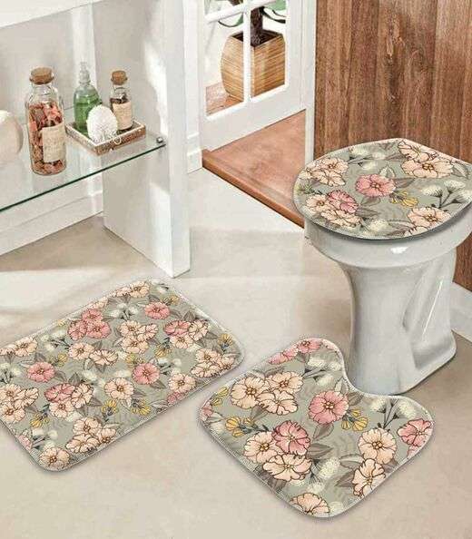 Image_Jogo De Tapetes Para Banheiro Wevans Verde