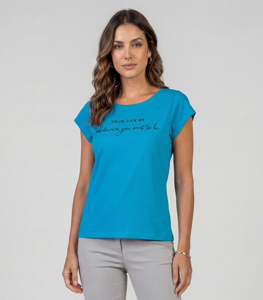 Image_Blusa Feminina Meia Malha Com Estampa Infinita Cor Azul