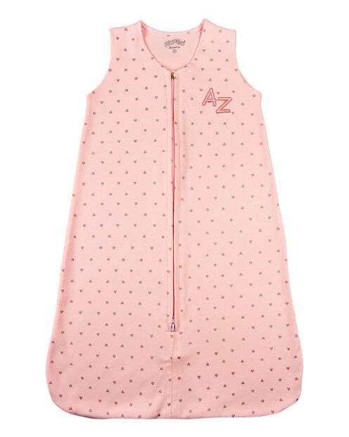 Image_Casulo de Bebê Suedine Estampado Corações - Rosa
