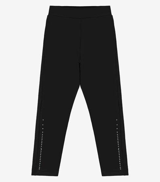 Legging Infantil Em Molecotton Rovi Kids Preto