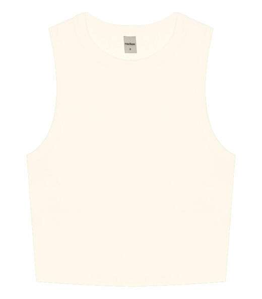 Regata Cropped Feminina Ribana Rovitex Bege