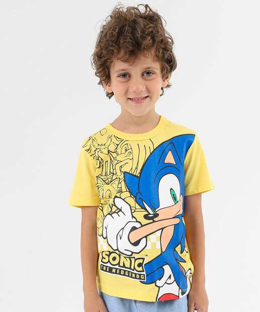 Image_Camiseta Infantil Estampada Sonic Tam 4 a 10