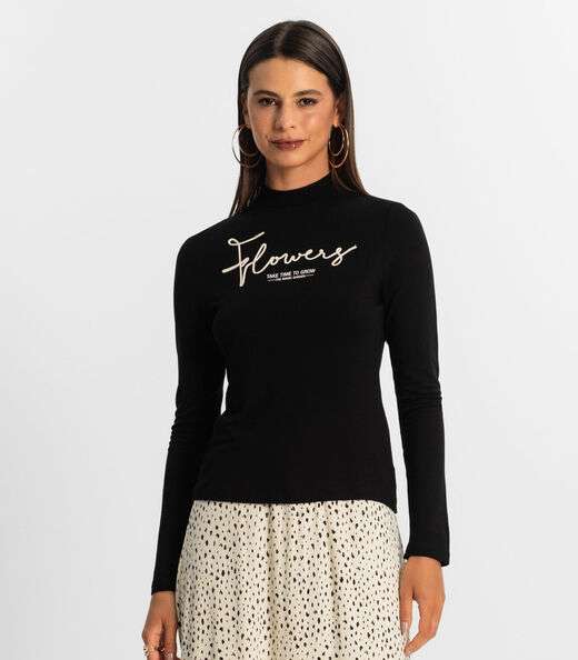 Blusa Feminina Rovitex Preto