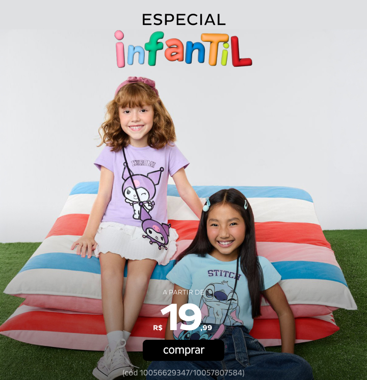 Especial Personagens a partir de R$19,99