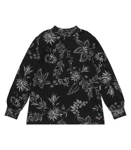 Blusa Manga Longa Feminina Plus Size Secret Glam Preto