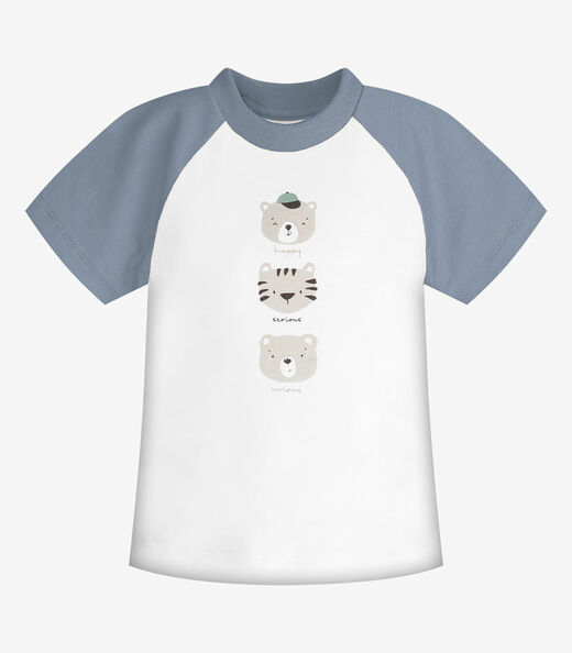 Conjunto Infantil Camiseta Com Bermuda Trick Nick Azul