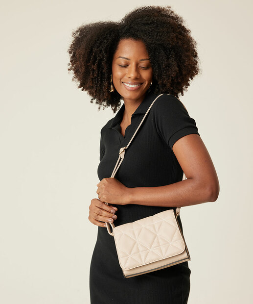 Bolsa Transversal Crossbody Feminina Matelassê Marisa