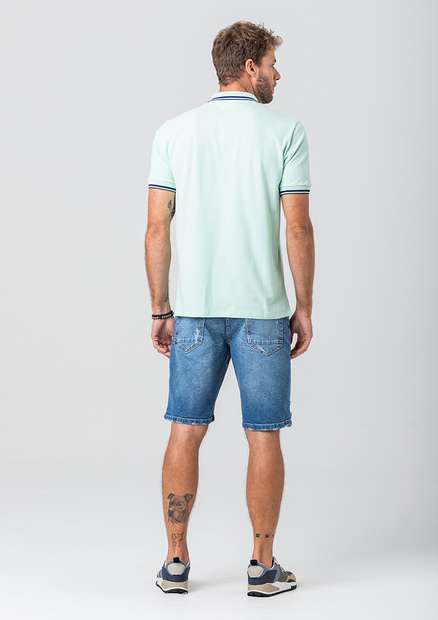 Camiseta Polo Rock e Soda Masculina