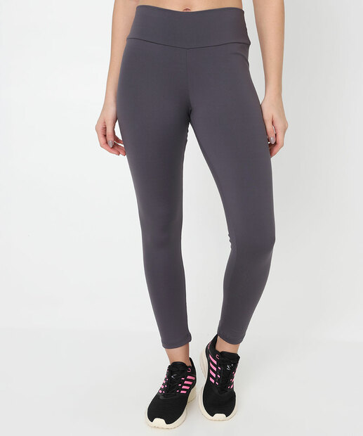 Calça Feminina Legging Fitness Básica Marisa Cinza