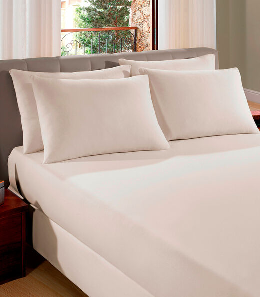 Image_Lençol Liso Queen Com Elástico Vivaldi Off White