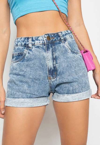 Short Jeans Mom Salvatore Fashion