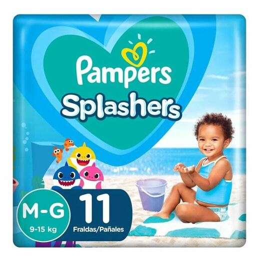 Fralda Pampers Splashers M/G c/11 Unidades