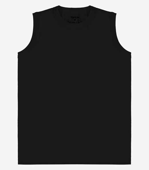 Regata Básica Infantil Masculina Rovi Kids Preto