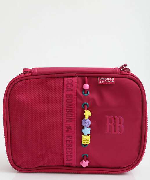 Estojo Escolar Infantil  Rebecca Bonbom Rosa