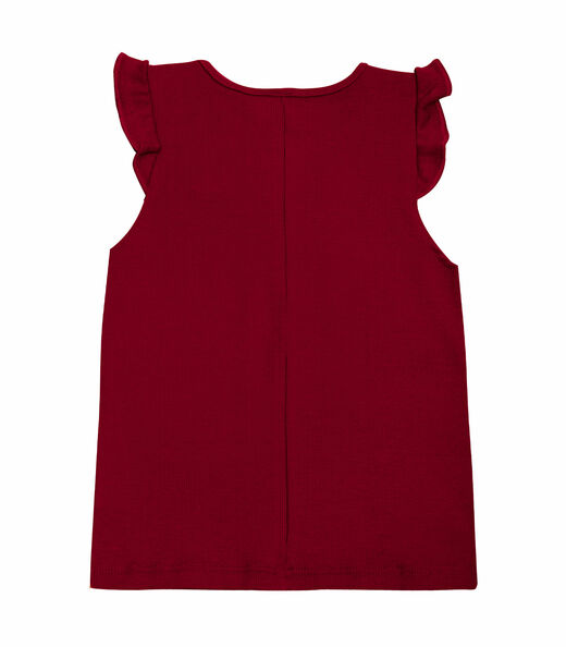 Blusa Infantil Feminina Ribana Infinita Cor Vermelho