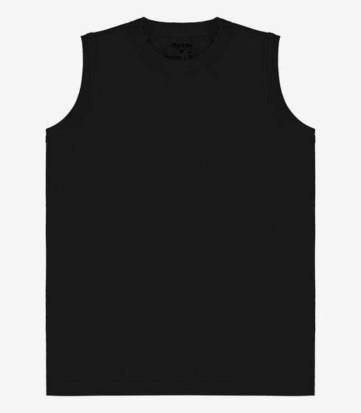 Regata Básica Infantil Masculina Rovitex Kids Preto