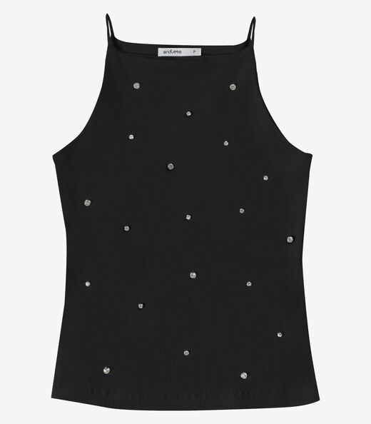 Image_Blusa Feminina De Alça Com Rebites Ribana Endless Preto