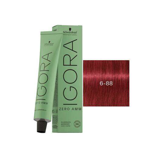 Image_Igora Zero Amm 6-88 Louro Escuro Vermelho Extra 60 ml