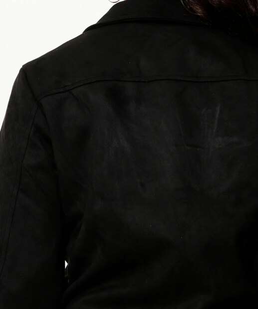 Jaqueta Feminina Suede Biker Marisa