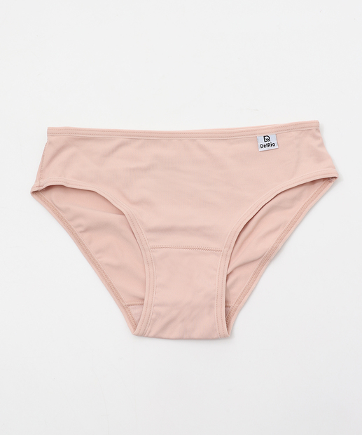 Kit Infantil 2 Calcinhas Biquíni Capivara DelRio Tam 1 a 14 Bege