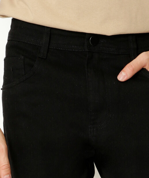 Calça Masculina Jeans Slim Bolsos