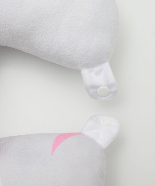 Almofada Pescoço Plush Unicórnio Marisa Branco