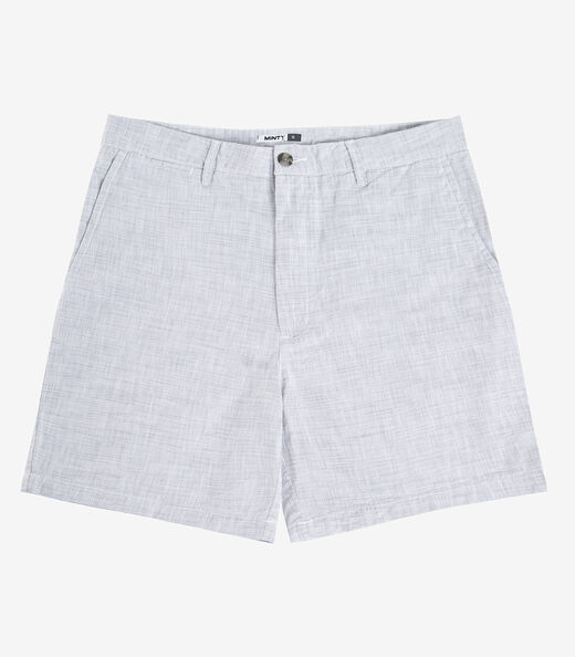 Bermuda Masculina Juvenil Minty Cinza