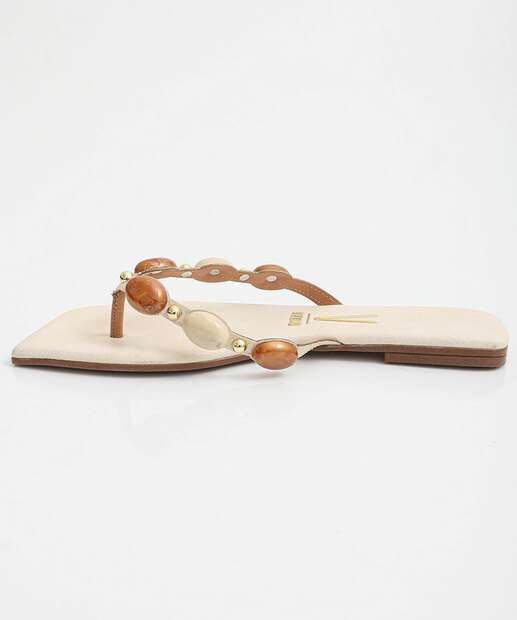 Rasteirinha Feminina Pedras Sintéticas Vizzano 