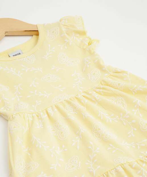Vestido Infantil Estampado Marisa Tam 1 a 3
