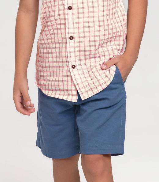 Conjunto Infantil Masculino Xadrez Trick Nick Vermelho