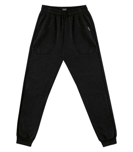 Calça Masculina Plus Size Em Moletom Diametro Preto