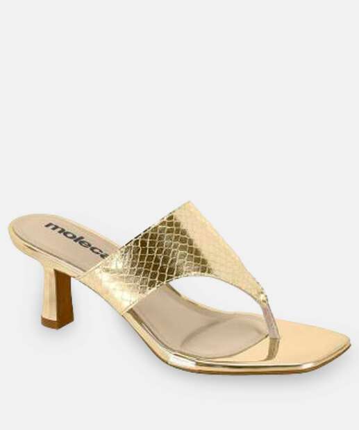 Image_Tamanco Salto Fino Feminino Metalizado Moleca Dourado