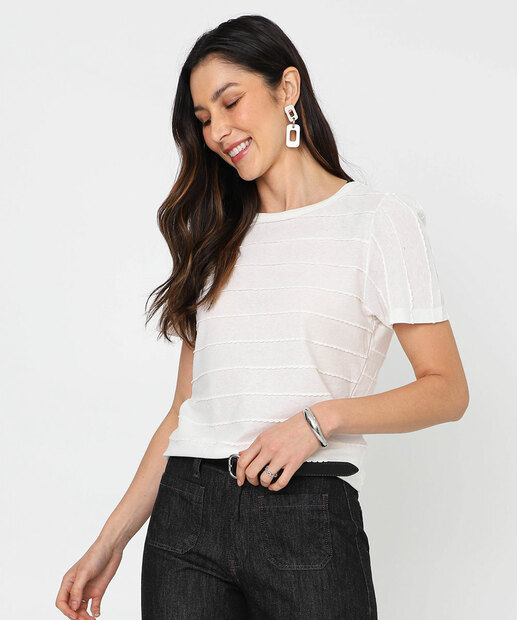 Image_Blusa Feminina Textura Manga Princesa Marisa Off White