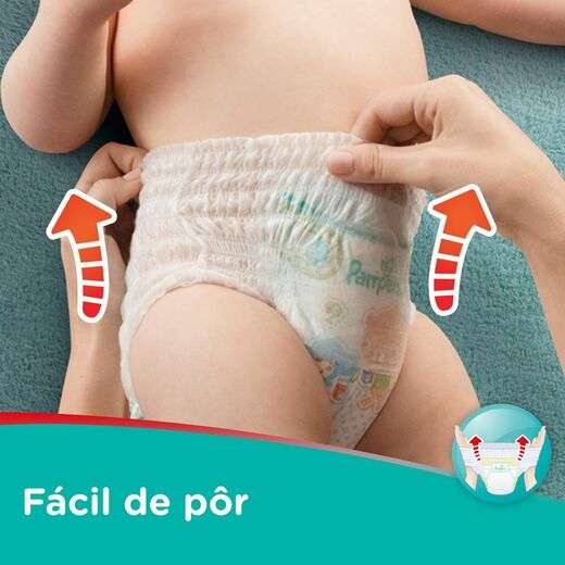 Fralda Confortsec Pants Mega ”M” Pampers Simples Pc42Un
